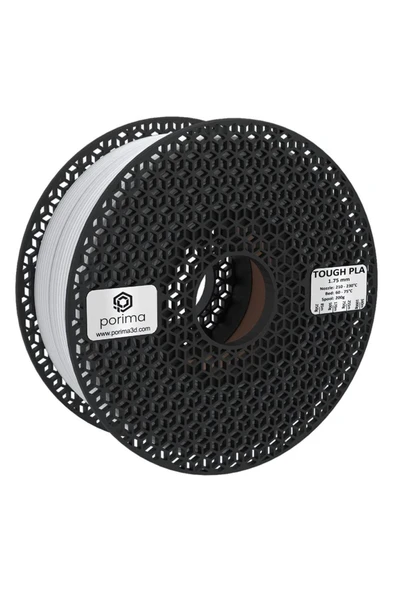 Porima Tough PLA Filament Beyaz RAL9003 1.75mm 1kg ürün görseli 1
