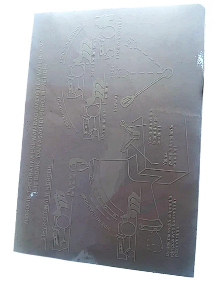STEYR 545 TRAKTÖR YAN YAZI TAKIMI - Resim 4