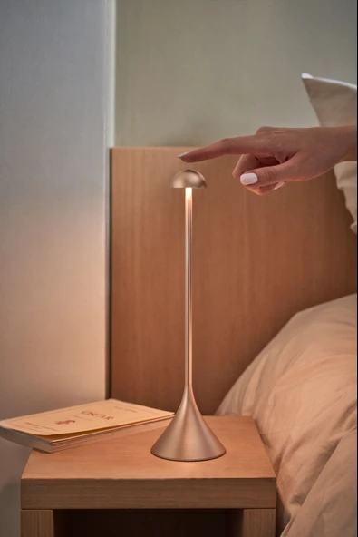 Lexon Steli Dome Led Masa Lambası Dore - Resim 8