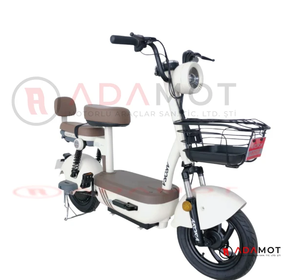 Arora Casper Elektrikli Motosiklet 48V12AH 249W Elektrikli Moped E-Bike 25 Km/h Şehir Içi Ulaşım Aracı ürün görseli 1