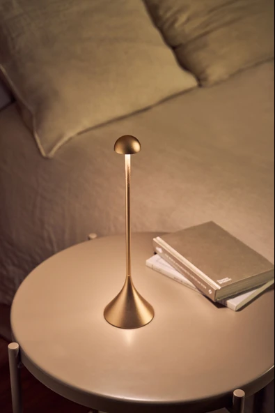 Lexon Steli Dome Led Masa Lambası Dore - Resim 7