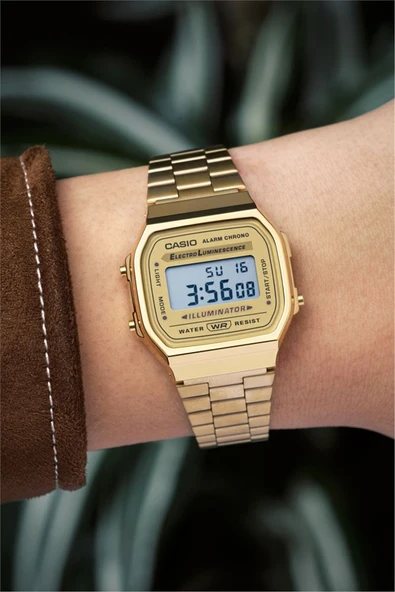 Casio Retro A168WG-9WDF Unisex Kol Saati - Resim 4