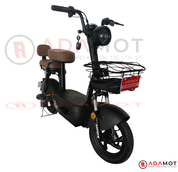 Arora Casper Elektrikli Motosiklet 48V12AH 249W Elektrikli Moped E-Bike 25 Km/h Şehir Içi Ulaşım Aracı ürün görseli 1