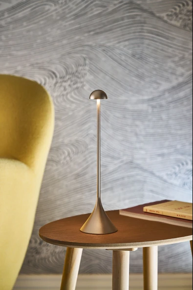 Lexon Steli Dome Led Masa Lambası Dore - Resim 5