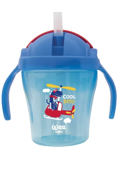 Wee Baby Pipetli Bardak 200 ml Çok Renkli ürün görseli 1