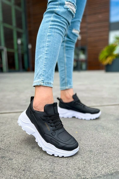Ch089 - Cbt Low Top Lace Up Erkek Ayakkabı Siyah ürün görseli 1