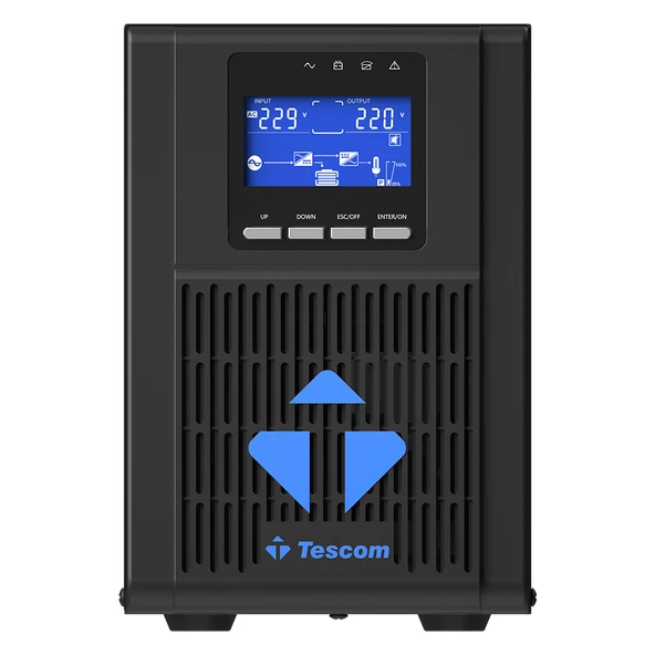 Tescom Neoline 1000, 1 Kva Online 1F/1F Ups, (900040313) (2X7A Akü) ürün görseli 1