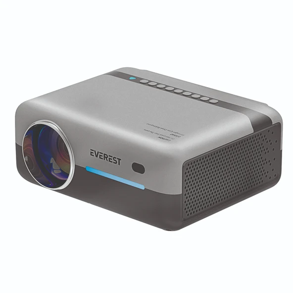 Everest Pj03, 300 Led Lümen, 1920X1080, 2Xhdmi, 1Xusb, Tf Soket, Wifi, Bluetooth, 30.000 Saat Led Ömrü, 3W Speaker, Android 9.0, Full Hd Projeksiyon ürün görseli 1