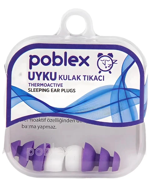 Poblex Uyku L Kulak Tıkacı ürün görseli 1