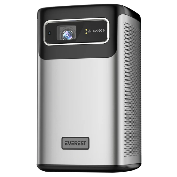 Everest Pj-Dlp21, 180 Led Lümen, 4K Destekli, 1Xtype-C, 1Xhdmi, 1Xusb, Wifi, Bluetooth, 30.000 Saat Led Ömrü, 2X5W Speaker, 8000Mah Batarya, Taşınabilir, Android 9.0, 4K Projeksiyon ürün görseli 1