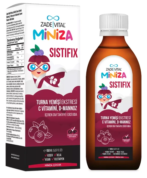 Zade Vital Miniza Sistifix Takviye Edici Gıda 150 ml ürün görseli 1