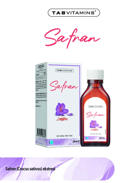 Tabvitamins Safran 200 ml ürün görseli 1