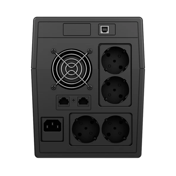 Tescom Leoap 2000Va Line Interactive Ups (900020315) (2X9A Akü) - Resim 4