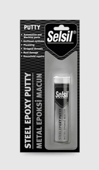 Selsil Metal Putty Epoksi Macun Yapıştırıcı 57 Gr ürün görseli 1