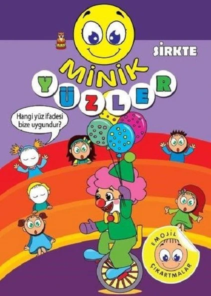 Minik Yüzler - Sirkte - Emojilerle Çıkartmalar ürün görseli 1