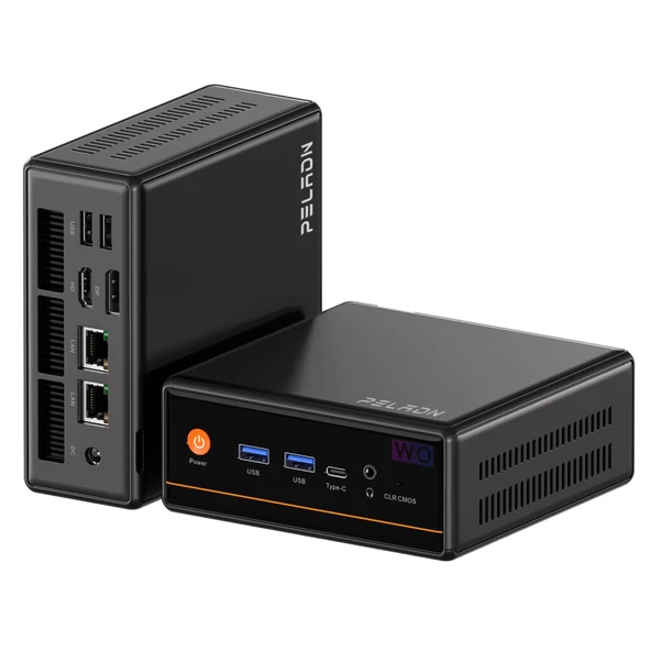 Peladn Wo4 Serisi, Amd Ryzen 5 5600H, 16Gb Ram, 512Gb Ssd, 1Xhdmi, 1Xdp, 4Xusb, 1Xtype-C, 2Xlan, Paylaşımlı Ekran Kartı, Wi-Fi6, Bluetooth 5.2, Windows 11 Pro, Mff Minipc ürün görseli 1