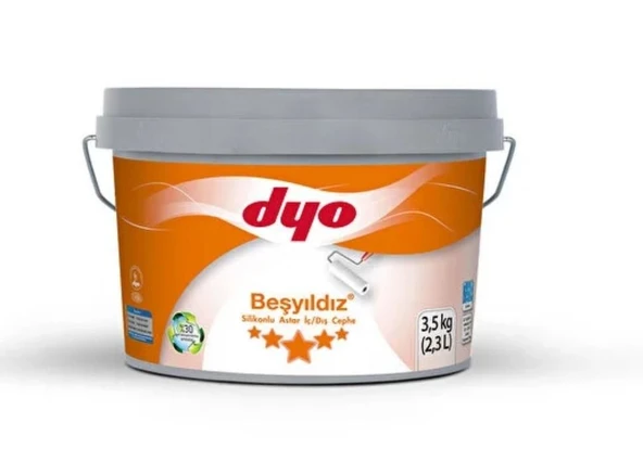 Beşyıldız Silikonlu İç Dış Astar 3,5 Kg Beyaz ürün görseli 1