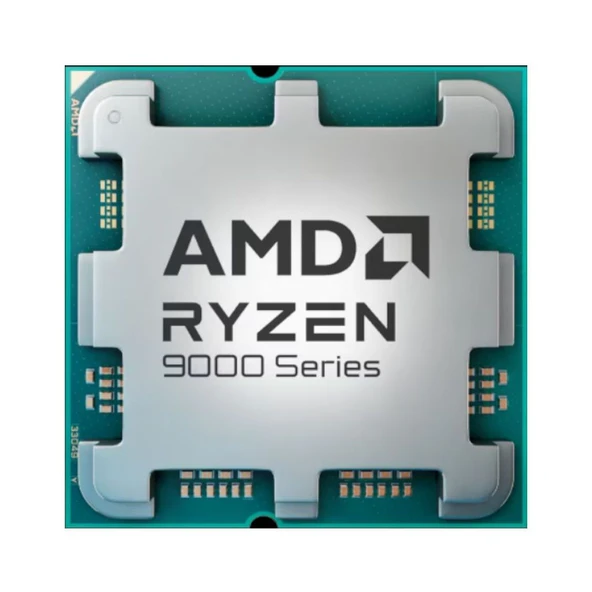 Amd Ryzen 5 9600 6 Core, 3,80-5.20Ghz, 38Mb Cache, 65W, Am5 Soket, Tray, (Dahili Grafik Var, Fan Yok) ürün görseli 1