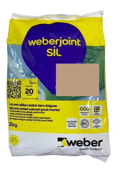 Weber Sil 411 Göreme Bej Derz Dolgu 2 Kg ürün görseli 1