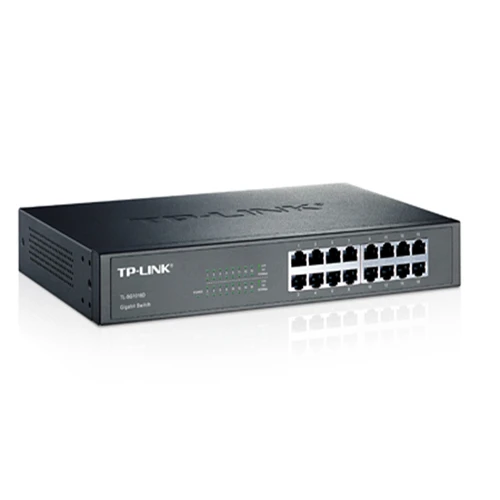 Tp-Link Tl-Sg1016D 16 Port 10/100/1000 Gigabit Metal Kasa Desktop Switch Rack Mount ürün görseli 1