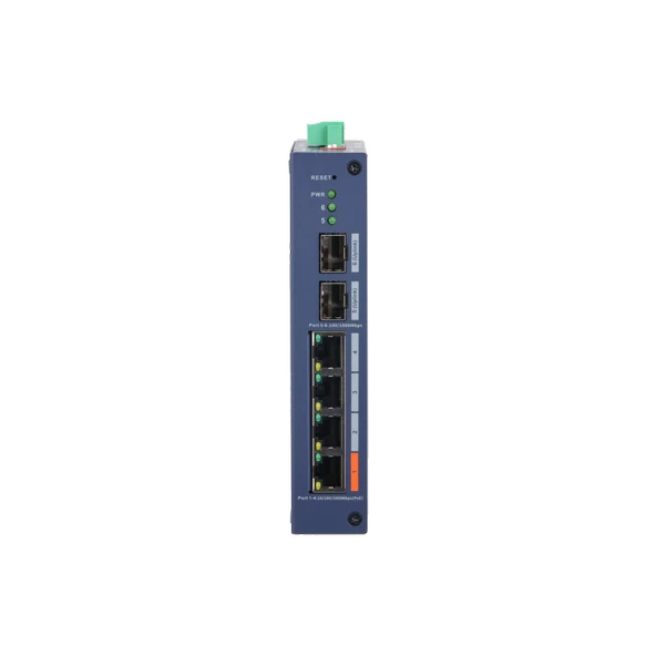 Dahua Chs4206-4Gt-60, 4 Port, Gigabit, Poe 60W, 2 Port Sfp, Cloud Yönetilebilir, Switch ürün görseli 1