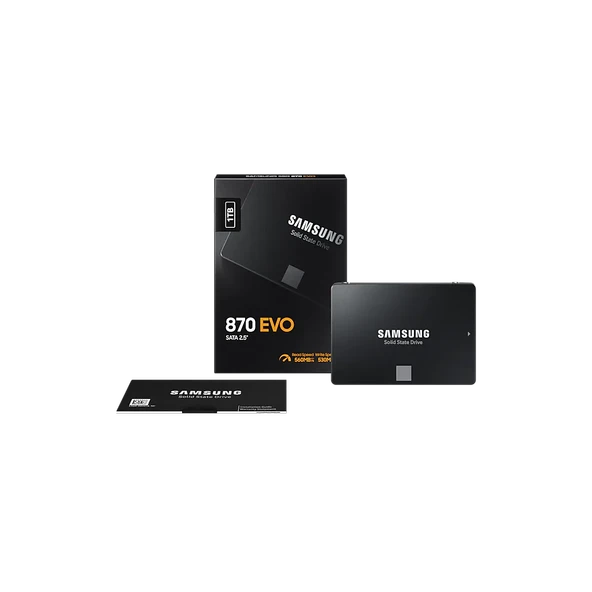Mz-77E1T0Bw 870 Evo 1Tb 560/530, 2,5&Amp;Quot; Sata Ssd (Türkiye Distribütörü Garantili) ürün görseli 1