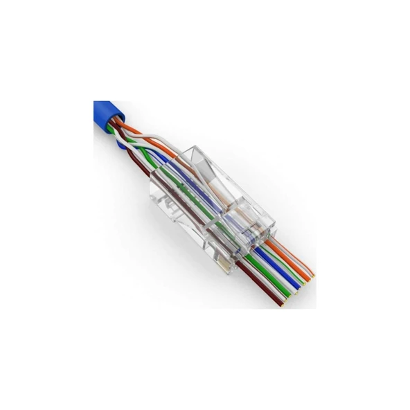 S-Link Sl-Cob25P, Rj45, Yeni Nesil Jac, Utp, Cat6, (100Lü Paket) ürün görseli 1