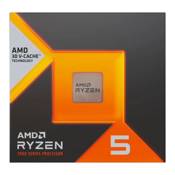 Amd Ryzen 5 7500X3D 6 Core, 4,00-4.50Ghz, 104Mb Cache, 65W, Am5 Soket, Box, (Dahili Grafik Var, Fan Yok) ürün görseli 1