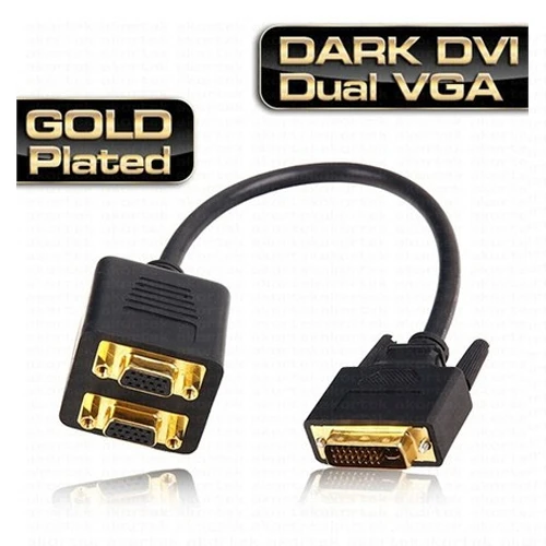 Dark Dk-Hd-Advix2Vga Dvı Erkek / 2 X Vga Dişi Dönüştürücü ürün görseli 1