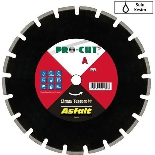 Procut 51157 A 350 Asfalt Kesme Elmas Testere 35 Cm ürün görseli 1