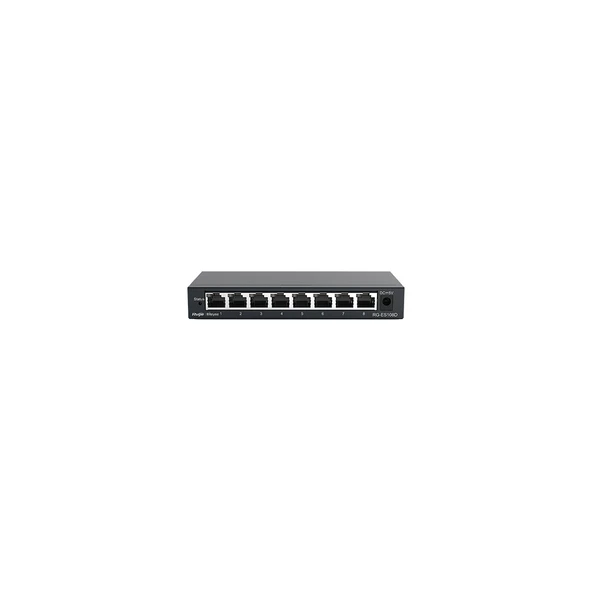 Ruijie Reyee Rg-Es108Gd 8 Port Gigabit Switch Metal Kasa ürün görseli 1