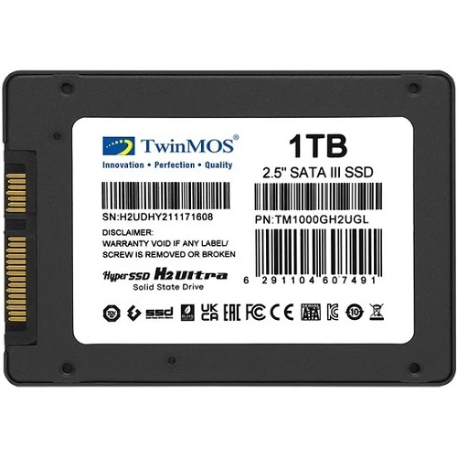 Twinmos Tm1000Gh2Ugl 2.5 1Tb Sata3 580Mb-550Mb/S 3Dnand Ssd ürün görseli 1