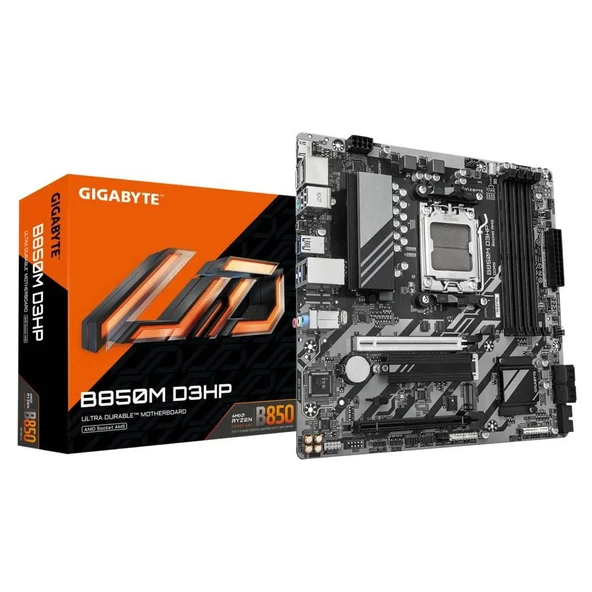 Gigabyte B850M D3Hp, 4Xddr5, 2Xm.2, 2Xdp, Hdmi, Type-C, Am5 Soket Anakart ürün görseli 1