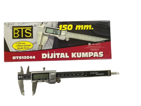 Bts 12044 Dijital Kumpas 150 Mm ürün görseli 1