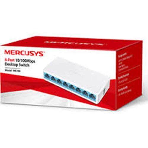 Mercusys 8 Port Ms108 10/100 Mini Switch ürün görseli 1