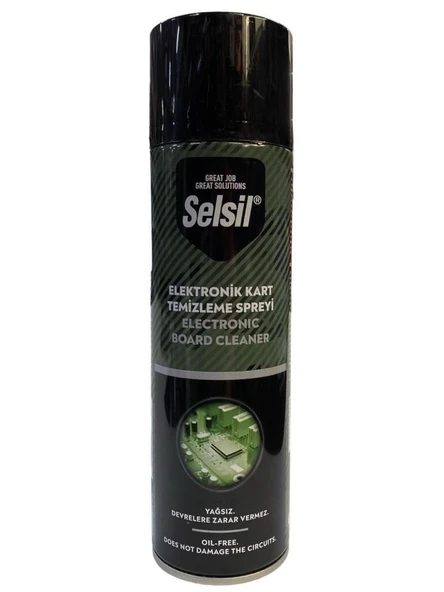 Selsil Elektronik Kart Temizleyici Sprey 500 Ml Yağsız ürün görseli 1