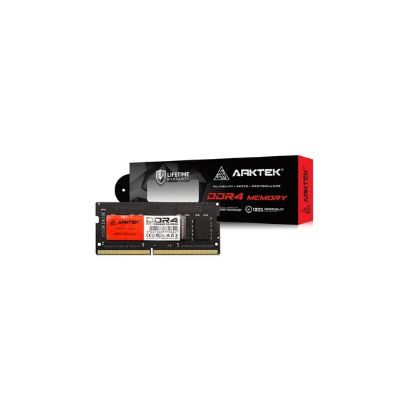 Arktek Akd4S8N2666, 8Gb, Ddr4, 2666Mhz, 1,2V, Cl19, Notebook, Sodimm Ram ürün görseli 1