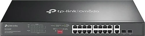 Tp-Link Omada 16 Port Ds1018Gmp 10/100/1000 2X Sfp Poe Switch (250W) (Siyah Çelik Kasalı) ürün görseli 1