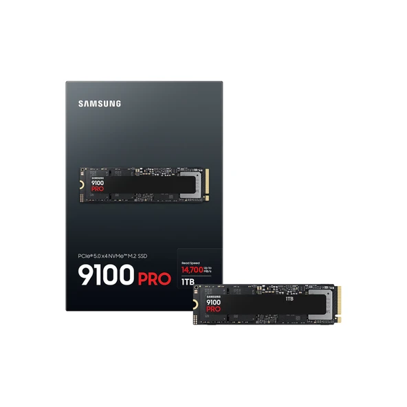 Mz-Vap1T0Bw, 9100 Pro, 1Tb, 14700/13300, Gen5, Nvme Pcie M.2 2280, Ssd (Türkiye Distribütörü Garantili) ürün görseli 1