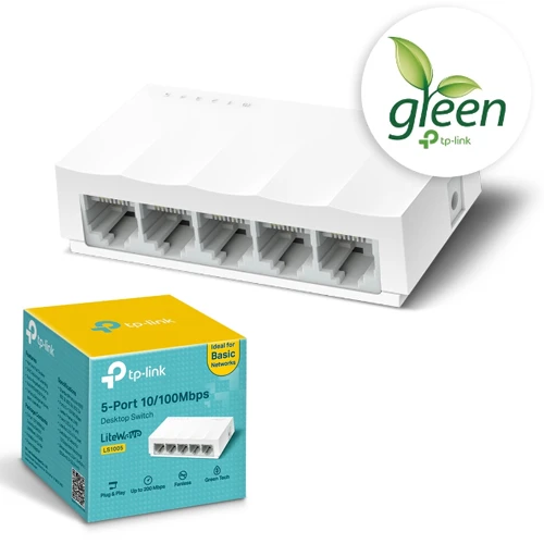 Tp-Link Litewave 5 Port Ls1005 10/100 Plastik Kasa Switch ürün görseli 1