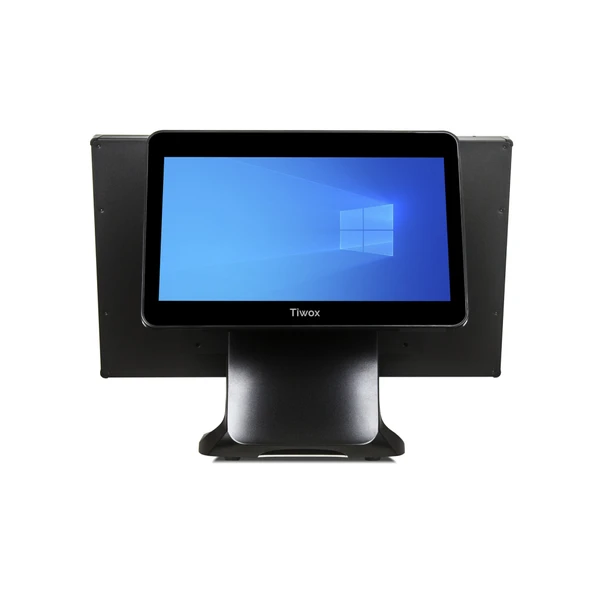 Tiwox Tp-7610-D, Intel I7 10.Nesil, 18.5&Amp;Quot; Ekran, 8Gb Ram, 128Gb M.2 Ssd, Endüstriyel, Dokunmatik Pos Pc (Çift Ekran) ürün görseli 1
