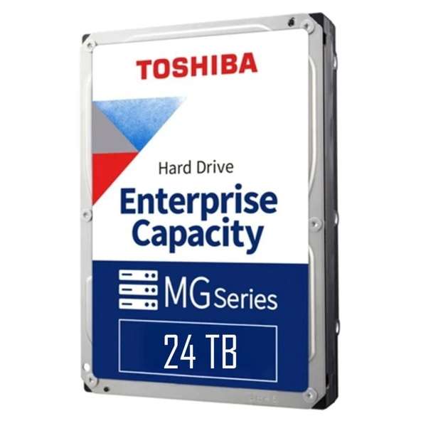 Enterprise, Mg11Aca24Te, 3.5&Amp;Quot;, 24Tb, 1Gb 7200 Rpm, 7/24 Güvenlik, Data Center, Nas, Server, Hdd (Türkiye Distribütörü Garantili) ürün görseli 1