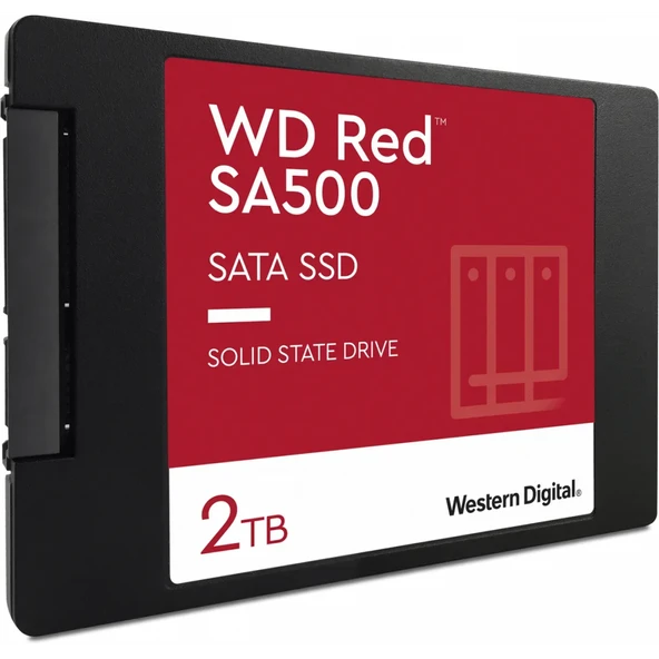 Wd Red Sa500, Wds200T2R0A, 2Tb, 560/530, Server Nas Için Enterprise, 2,5&Amp;Quot; Sata, Ssd ürün görseli 1
