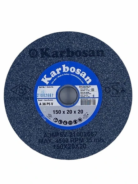 Karbosan 150X20X20 36 Kum Nk Taşlama Taşı ürün görseli 1