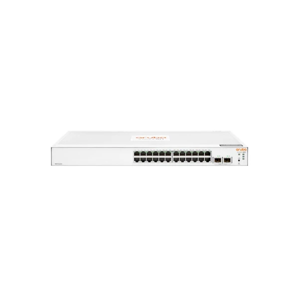 Aruba Instant On, Jl812A, 1830-24G, 24Port, Gigabit, 2 Port Gigabit Sfp, Yönetilebilir, Rack Mount Switch ürün görseli 1