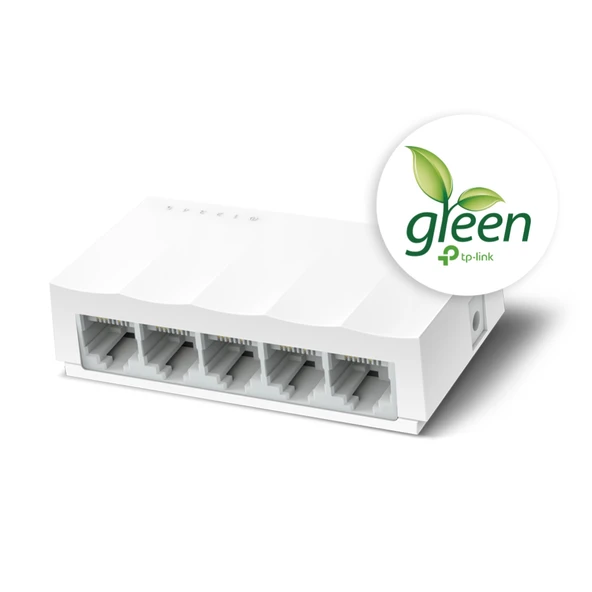 Tp-Link Ls1005, Green Tech, 5 Port, Megabit, Yönetilemez, Masaüstü Switch ürün görseli 1