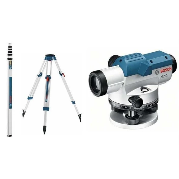 Gol 26 D+Bt 160 Tripod+Gr 500 Mira 100 Metre Optik Nivelman ürün görseli 1