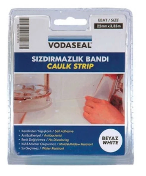 Vodaseal Küvet Kenar Sızdırmazlık Bandı 22 Mm 3,35 Metre ürün görseli 1