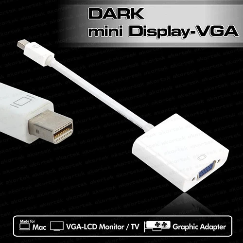 Dark Dk-Hd-Amdpxvga Mini Display To Vga Aktif Dönüştürücü Adaptör ürün görseli 1