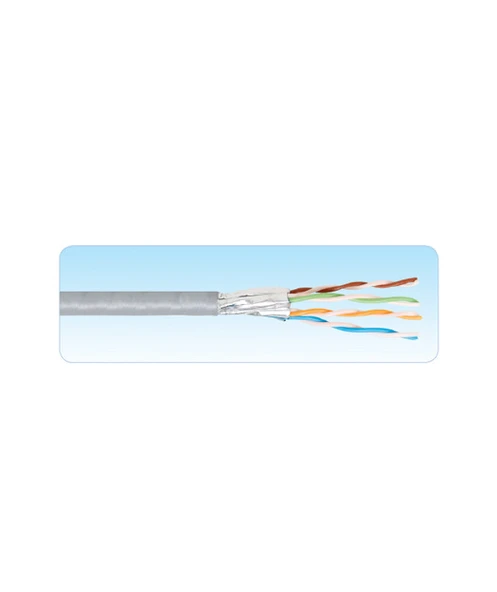 Cat6A U/Mrtp Lsoh Kablo 500M Gri ürün görseli 1